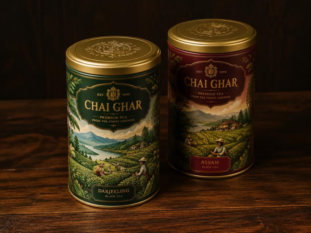 Chai Ghar — Heritage Tea Tins & Gift Box