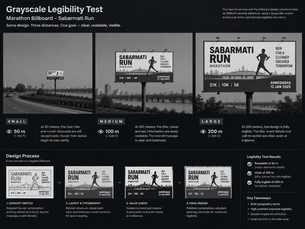 FIG 14.3 — Distance Legibility Test