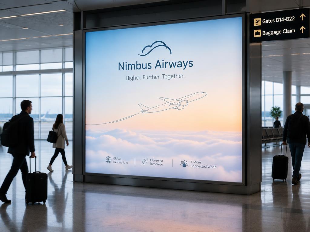Nimbus Airways — Airport Backlit Lightboxes