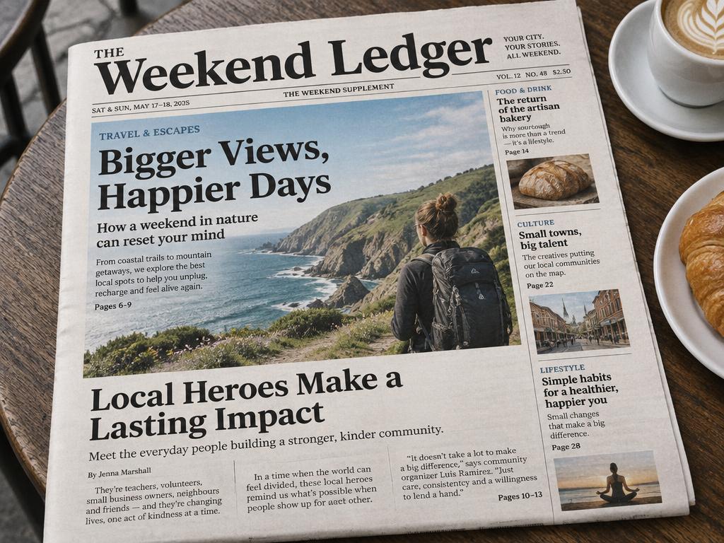 The Weekend Ledger — Newspaper Supplement