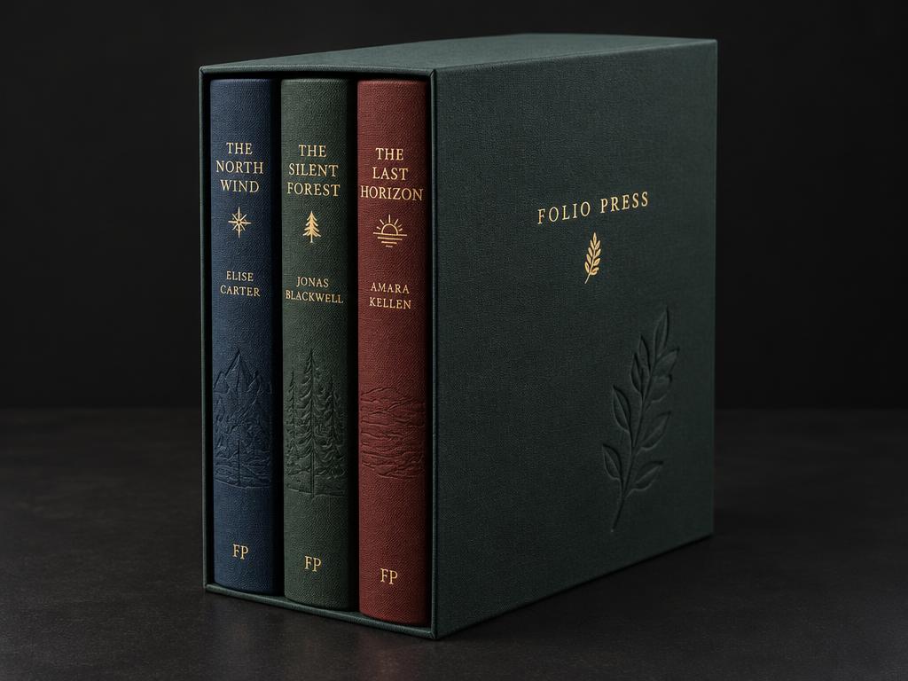 Folio Press — Book & Box Set Mockups