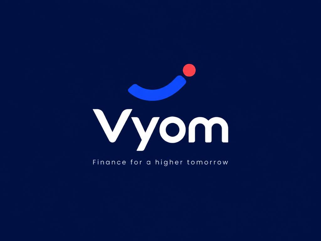 Vyom — Fintech App Brand Mark