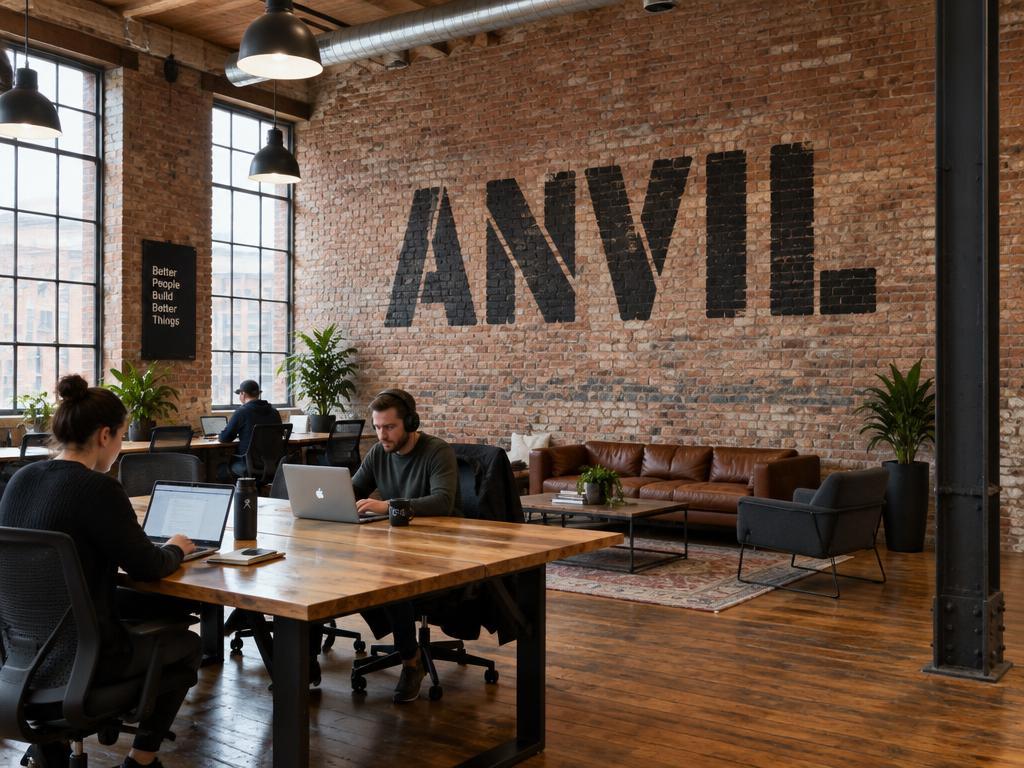 Anvil Coworking — Wayfinding & Identity