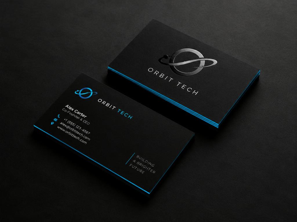 Orbit Tech — Business Cards & Welcome Kit