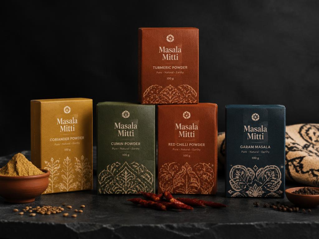 Masala Mitti — Regional Spice Carton Range